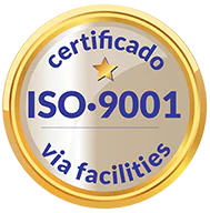 Selo de Certificação ISO 9001 da Via Facilities